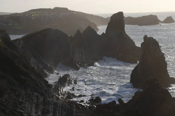 Vista Orilla Del Norte España — Foto de Stock