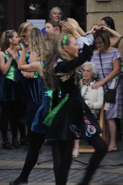 Irländsk Folkdans Gatufestival — Stockfoto