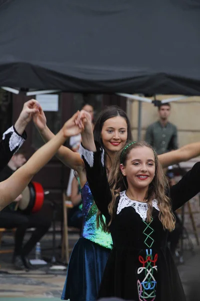 Irländsk Folkdans Gatufestival — Stockfoto