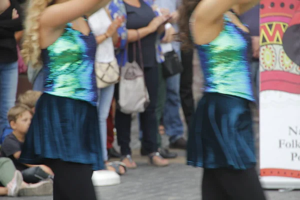 Ierse Volksdans Een Straatfestival — Stockfoto