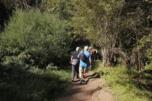 Wandern Auf Dem Land — Stockfoto