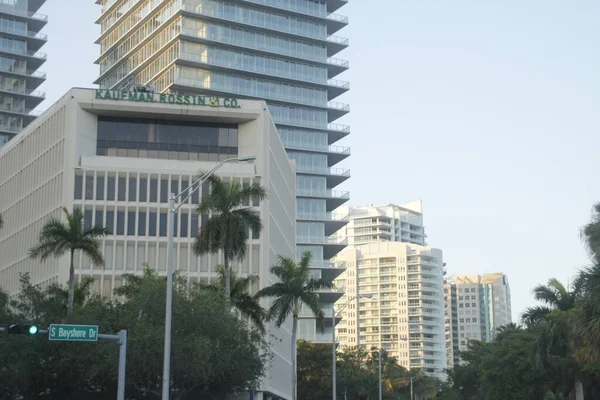 Miami Şehir Merkezinde Bir Bina — Stok fotoğraf