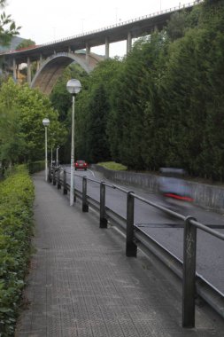 Kentsel bir ortamda trafik