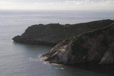 Bask Ülkesi kıyısı manzarası