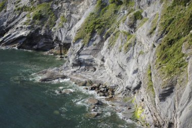 Bask Ülkesi kıyısı manzarası