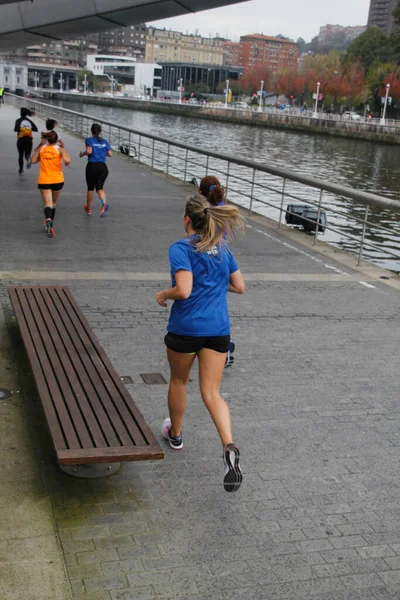 Hardlopen Stad — Stockfoto