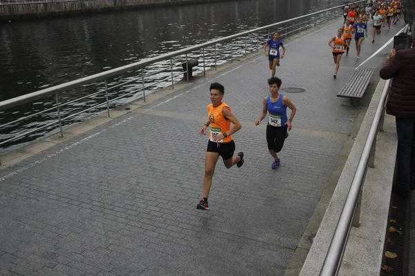 Hardlopen Stad — Stockfoto