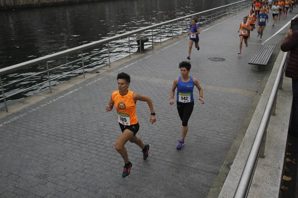 Hardlopen Stad — Stockfoto