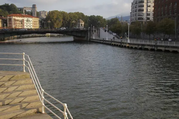 Bilbao Şehrinin Kentsel Manzarası — Stok fotoğraf