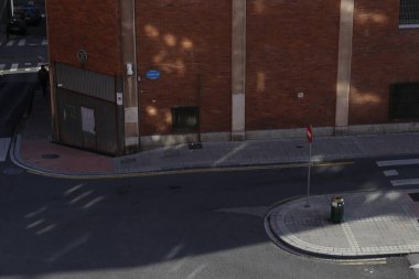 İspanya 'nın Bilbao şehrinde şehir manzarası