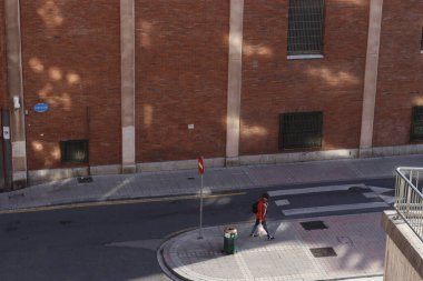 İspanya 'nın Bilbao şehrinde şehir manzarası