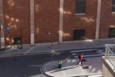 İspanya 'nın Bilbao şehrinde şehir manzarası