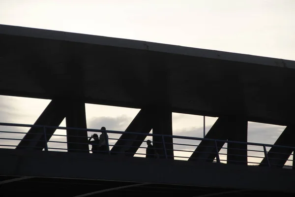 Bridge Estuary Bilbao — Stock Photo, Image