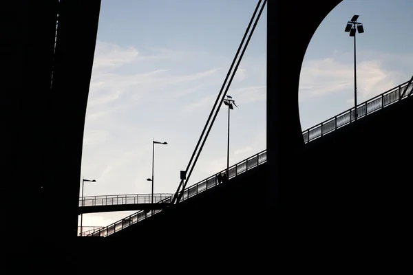 Ponte Sull Estuario Bilbao — Foto Stock