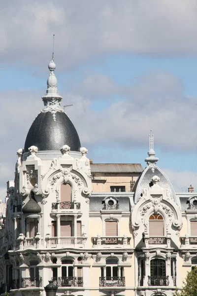 Klassische Architektur Madrid Spanien — Stockfoto