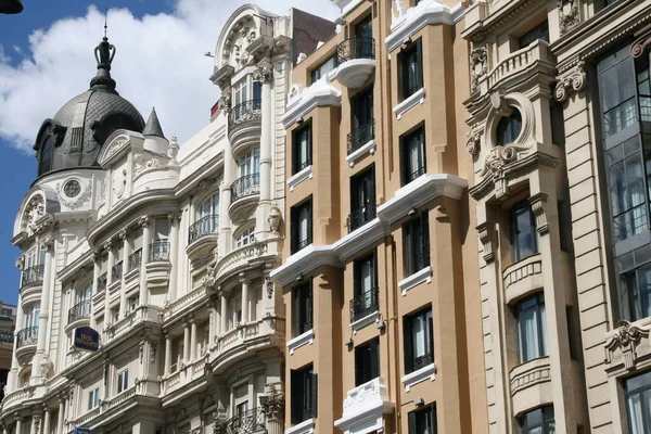 Klassieke Architectuur Madrid Spanje — Stockfoto