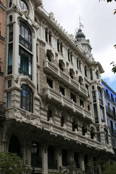 Architecture Classique Madrid Espagne — Photo