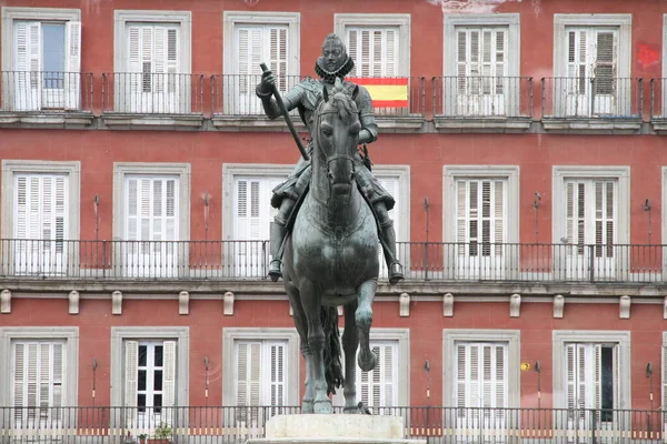 Klassisk Arkitektur Madrid Spanien — Stockfoto