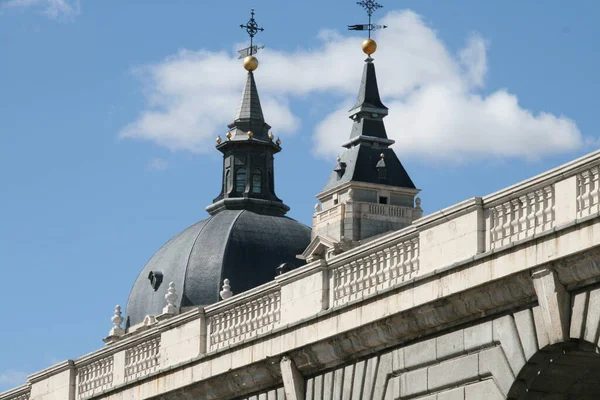 Klassische Architektur Madrid Spanien — Stockfoto