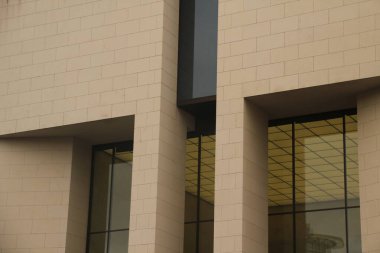 Frankfurt şehrinin mimarisi.