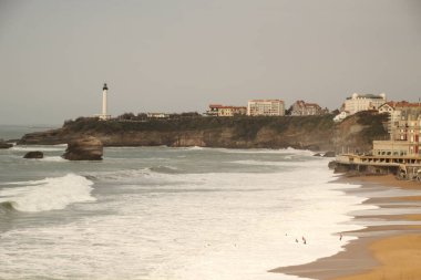 Biarritz sahili manzarası
