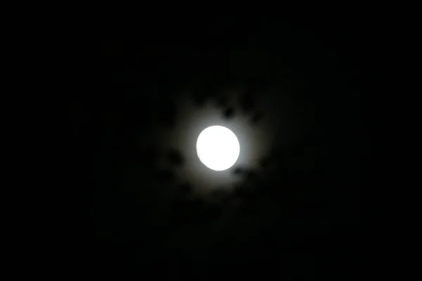 Vue Lune Nuit — Photo