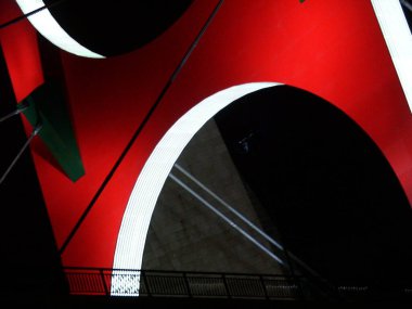 İspanya 'nın Bilbao bölgesindeki köprü.