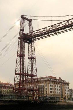 İspanya 'nın Bilbao bölgesindeki köprü.