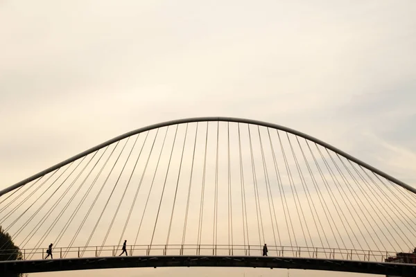 Ponte Área Bilbau Espanha — Fotografia de Stock