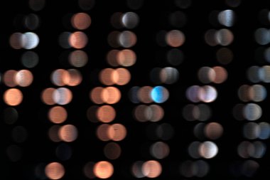 Bokeh efektli trafik ışıkları