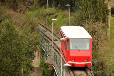 Artxanda dağına giden kablo araba