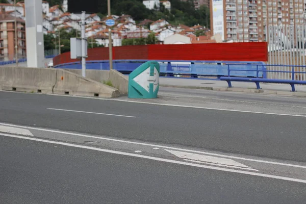 Estrada Perto Uma Cidade — Fotografia de Stock