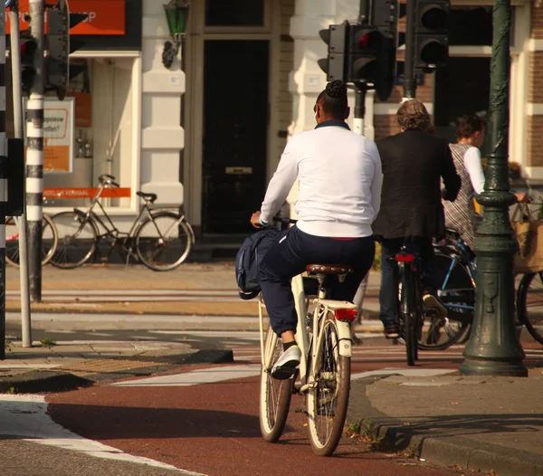 Radfahren Der Stadt — Stockfoto