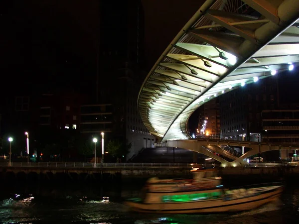 Brücke Über Die Mündung Von Bilbao — Stockfoto