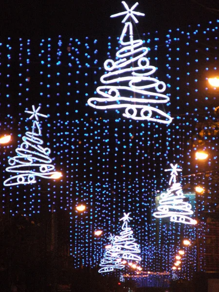 Vida Ciudad Durante Navidad —  Fotos de Stock