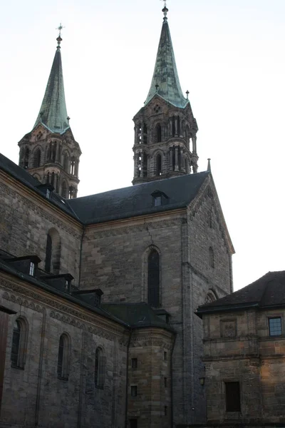 Архитектура Старого Города Бамберг Германия — стоковое фото