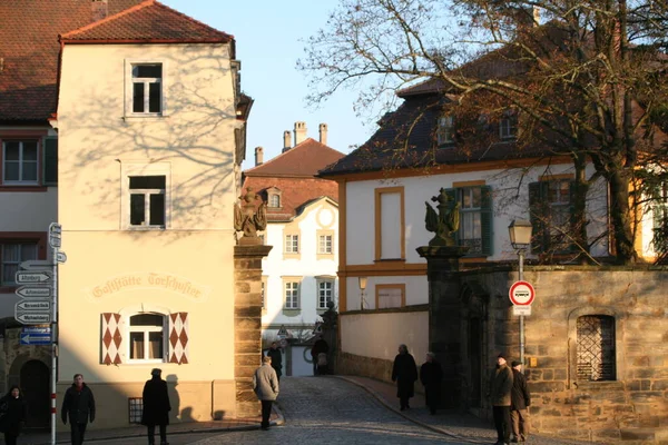 Arquitetura Cidade Velha Bamberg Alemanha — Fotografia de Stock