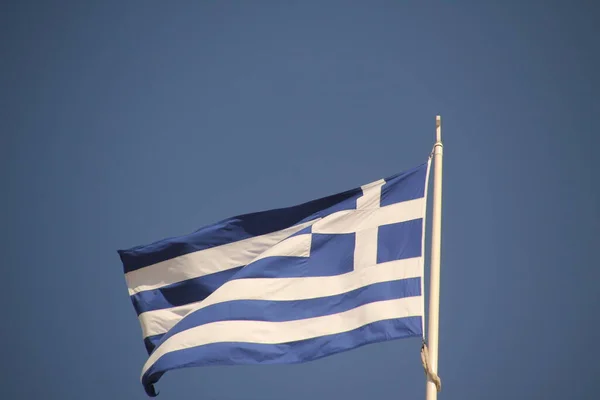 View Greek Flag — Stock Photo, Image