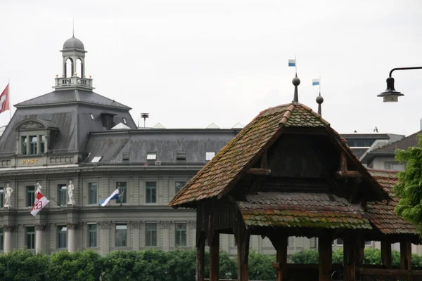 Luzern Sviçre Mimarisi — Stok fotoğraf