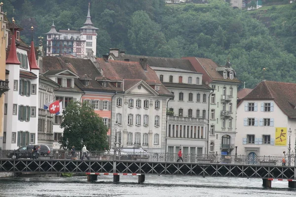 Arquitetura Luzern Suíça — Fotografia de Stock