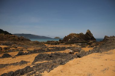 Bask kıyısının görüntüsü