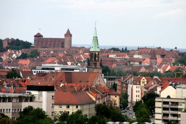 Almanya 'nın Nuremberg kentinin mimarisi