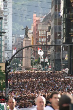 Bilbao 'daki terörizme karşı gösteri