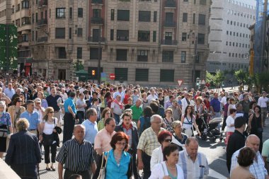 Bilbao 'daki terörizme karşı gösteri
