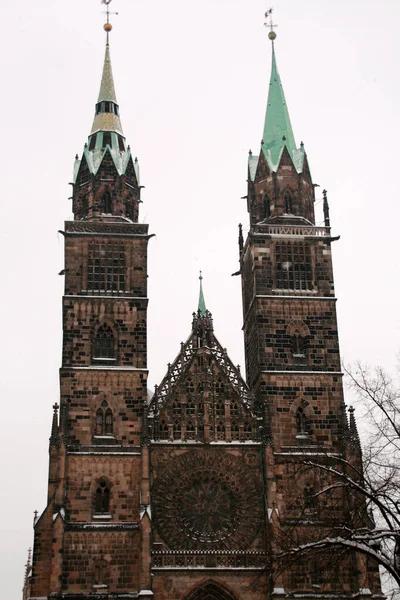 Almanya Nın Nuremberg Kentinin Mimarisi — Stok fotoğraf