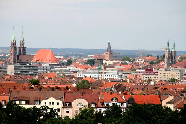Arquitetura Cidade Nuremberga Alemanha — Fotografia de Stock