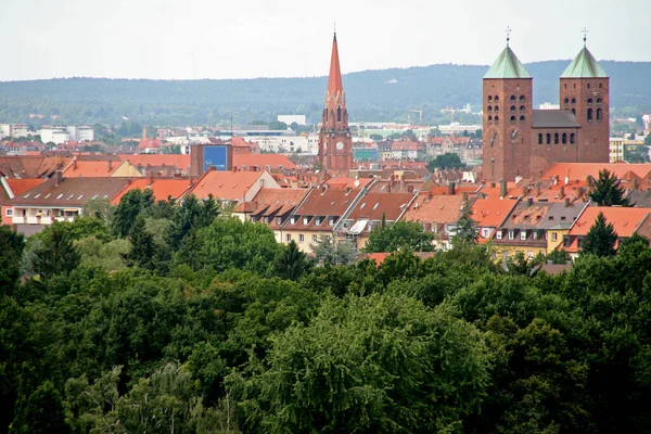 Arquitetura Cidade Nuremberga Alemanha — Fotografia de Stock