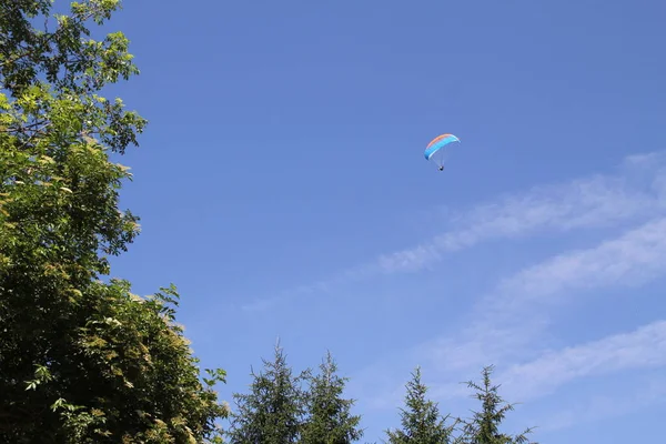 Parapente Día Verano — Foto de Stock