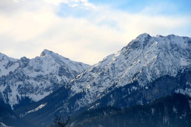 Alplerde kış günü