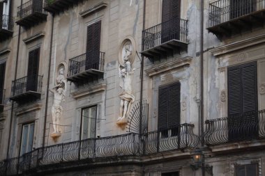 Palermo şehir merkezinde klasik mimari